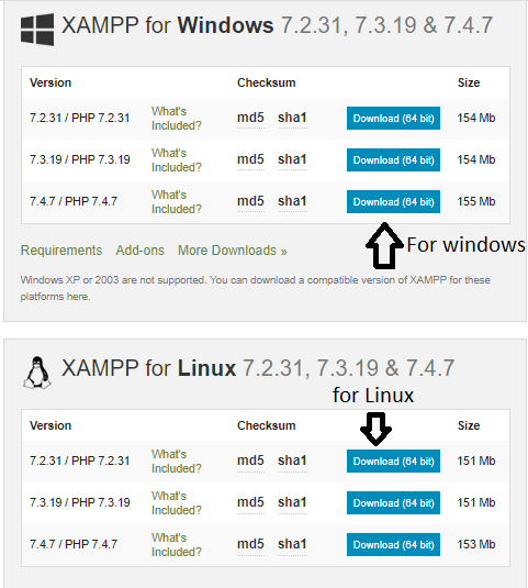 Download XAMPP