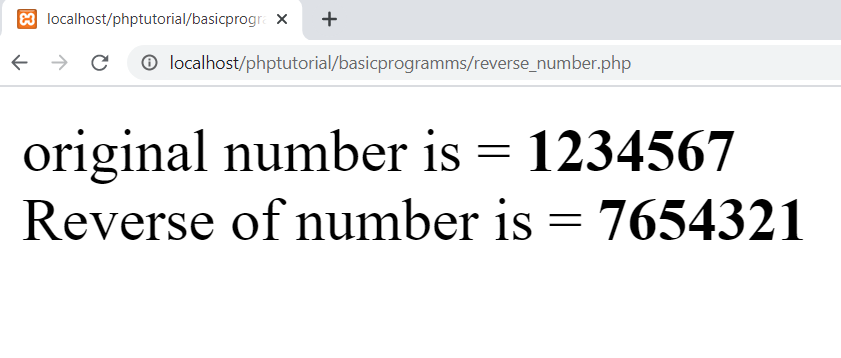 Reverse Number using built-in function