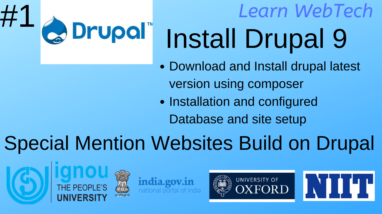 Read more about the article Install Drupal 9 using composer