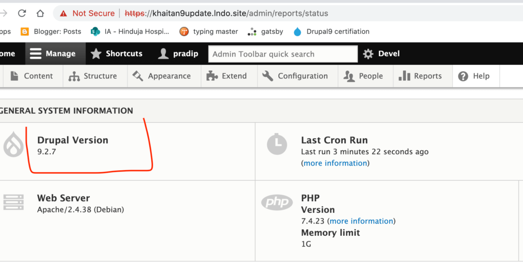 Finally, Upgraded From Drupal 8.9.19 to Drupal9.2.7